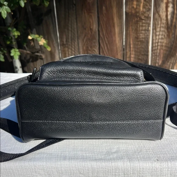 COACH Leatherwear Backpack in Refined Pebbled Leather, Black. RARE - Picture 10 of 17